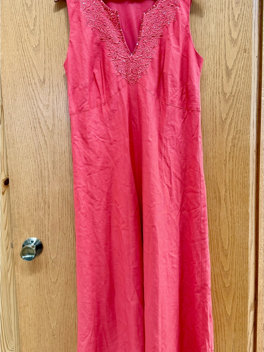 Coldwater Creek Embroidered Midi Dress